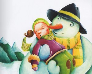 Le bonhomme de neige solitaire