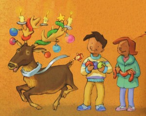 Le cerf de Noel