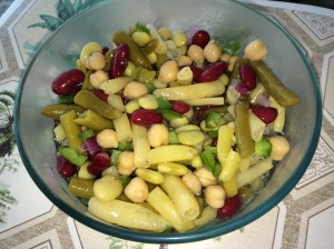 Salade de légumineuses marinée - Photo 1