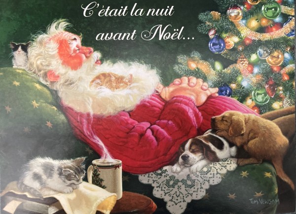 Sous-verre (coaster) Humour Noël Mik Wright - "'était La Nuit Avant Noël Et Grand-mère A été Brisée" - Neuf